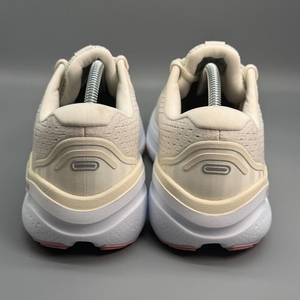 Brooks Ghost Max 2 Women's 11 Coconut Milk Gray Mesh Athletic Running Sneakers - Picture 5 of 9